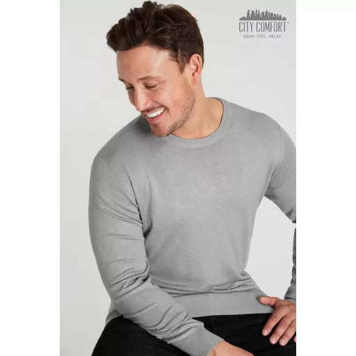 Pánsky pulóver CityComfort s okrúhlym výstrihom, veľkosť M