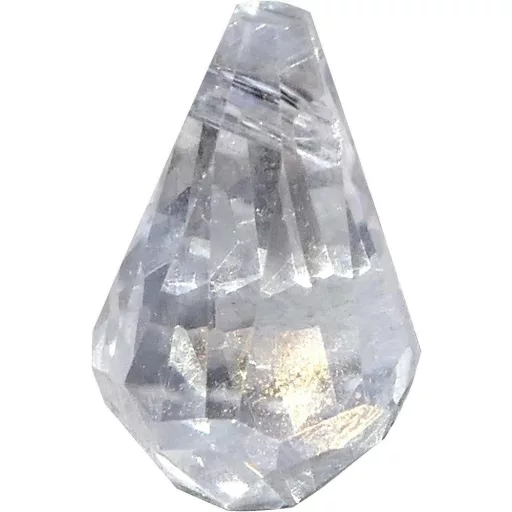 AERZETIX C55199 - 5 db Kúp alakú, átlátszó, facettált gyöngy szett, 1.8 mm nyílással