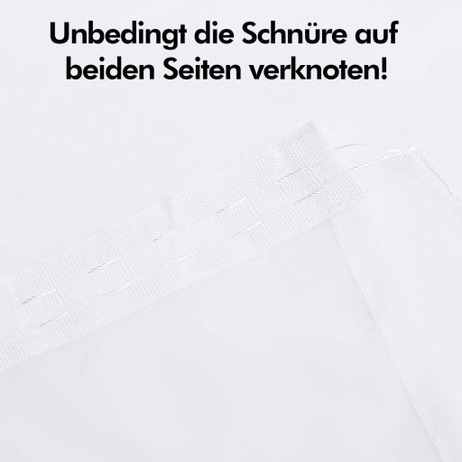 Deconovo fehér fényáteresztő függöny nappalihoz, 260x140 cm, 2 db