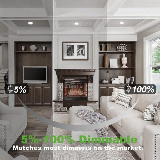 LED Ugradbena svjetiljka 5W s prigušivanjem - Ultra tanka, IP44, dnevna bijela