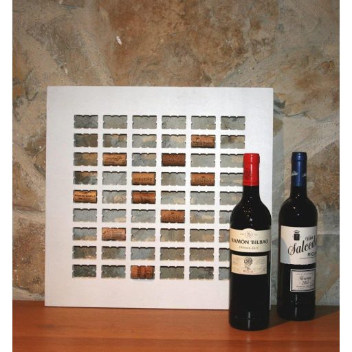 Kreativni okvir za sakupljanje vinskih čepova za zid - za pohranu 54 čepa