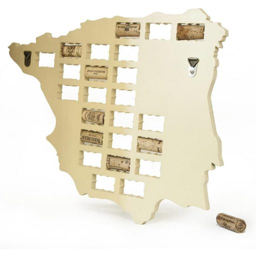 Kreativna karta Španjolske za sakupljanje čepova