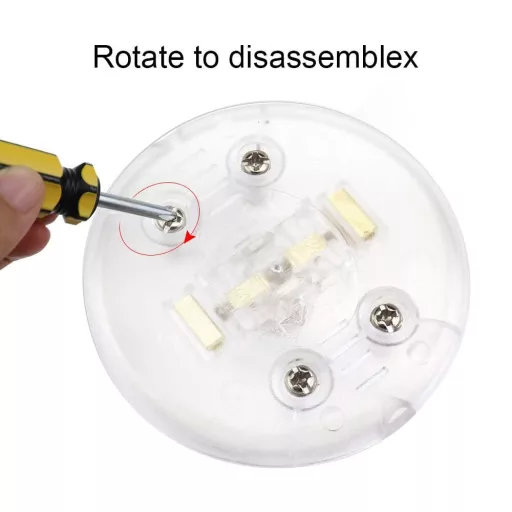 Prozirni set nožnih prekidača (2 kom) za stolne i stojeće svjetiljke - U/I