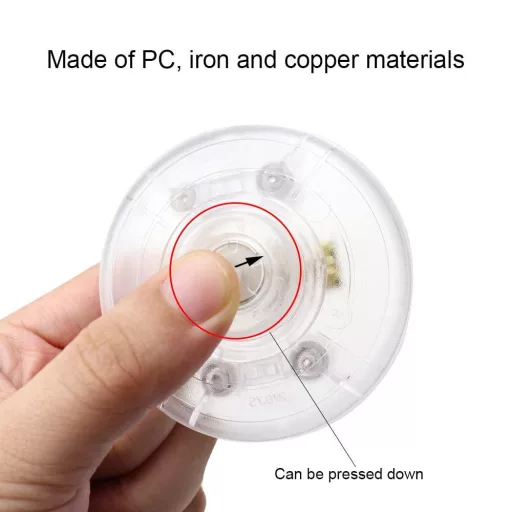 Prozirni set nožnih prekidača (2 kom) za stolne i stojeće svjetiljke - U/I