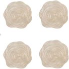 Arany rózsás asztalterítő szett - 4 db-os elegáns tányéralátét