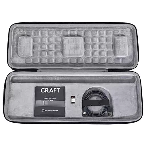 VOLOHAS Logitech Craft Wireless Keyboard kemény védőtok 46x17,5x4,5cm