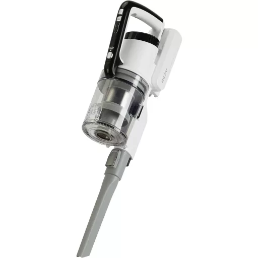 Bezdrôtový 2v1 vysávač Amazon Basics, 150W DC motor, bielo-čierny