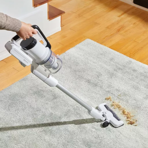 Amazon Basics 2in1 Vezeték Nélküli Porszívó 150W DC Motor Fehér-Fekete