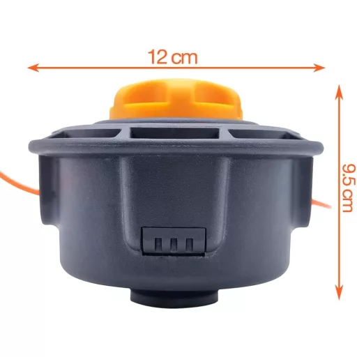 SWNKDG Fűkasza Fej M10 x 1.25 Bal Menet Automata Damil Tekercs Dupla Szálú Benzines Bozótvágó Fűnyíró Fejhez Nylon Damillal