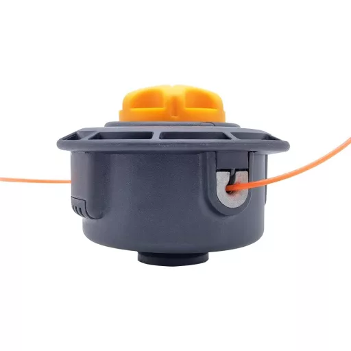 Cap de trimmer SWNKDG M10 x 1.25 filet stânga, bobină automată cu fir dublu, cu fir de nylon, pentru motocoasă/trimmer pe benzină.