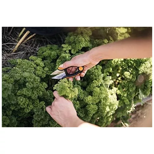 Fiskars Herb Scissors 5.1" rozsdamentes acél pengék fekete-narancssárga SP-220