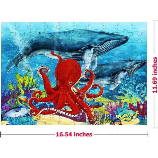 Ravensburger Detské puzzle Morský svet 100 dielikov