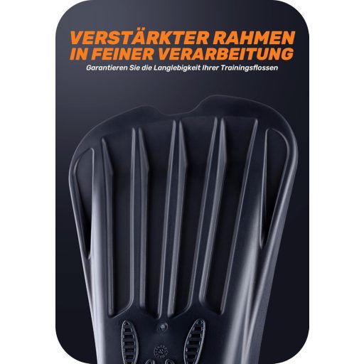 CAPAS Kratke Silikonske Peraje za Plivanje za Trening - Plave, Veličina M, Za Odrasle i Djecu