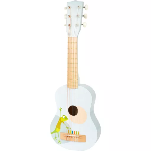 small foot Groovy Beats Drvena Gitara za Djecu - Šareni Instrument za Razvoj Glazbenih Vještina za Djecu od 3-14 Godina