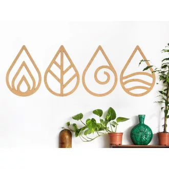   CONTRAXT Elements Fa Mandala Fali Dekoráció Bohém Vintage Zen Meditáció Nappali Hálószoba