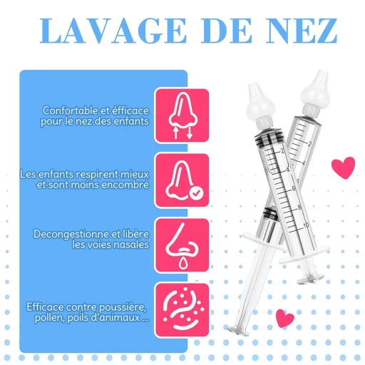 Careio 2-dielna súprava odsávačky a čističa nosa pre novorodencov 10 ml