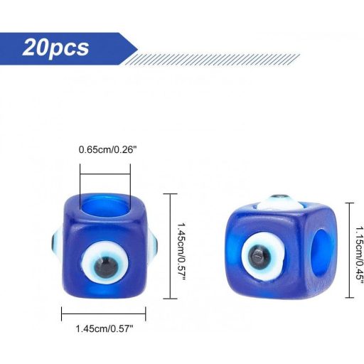 Kraljevsko plavi đavolji okov od smole za izradu nakita - 20 kom
