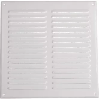   Grilaj de ventilație din metal alb Vent Systems 29,5x29,5 cm cu plasă împotriva insectelor