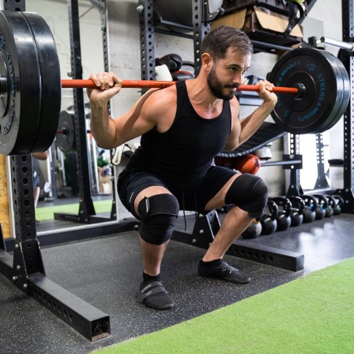 Bodyprox Térdrögzítő Súlyemeléshez, Squathoz és Edzéshez - 2 Pár