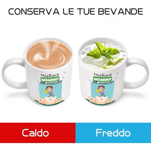 Spanyol felirató bögre, Anyák napi ajándék, 350 ml