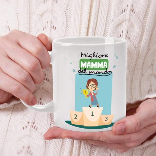 Spanyol felirató bögre, Anyák napi ajándék, 350 ml