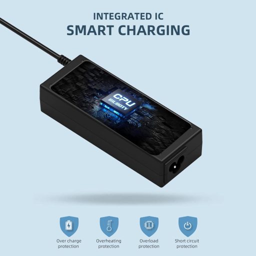 Încărcător laptop BIUBOTY 90W pentru HP EliteBook, ProBook, Pavilion, Envy, Stream - Alimentator universal cu conector 4.5x3.0mm