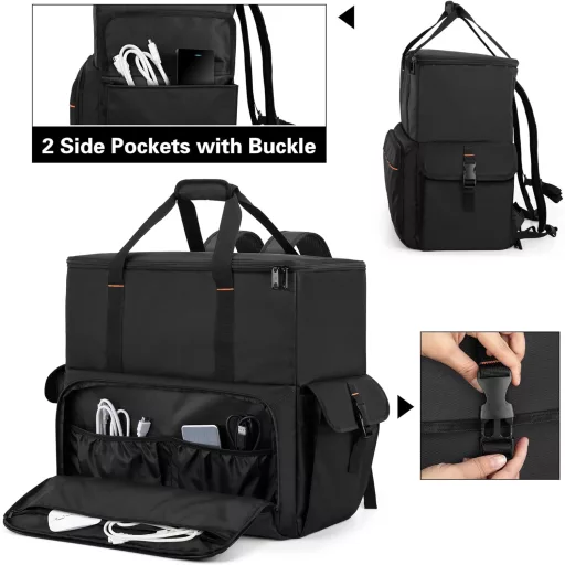 Trunab PC Tower Hátizsák - Processzor, Egér, Billentyűzet, Fejhallgató Tárolásához