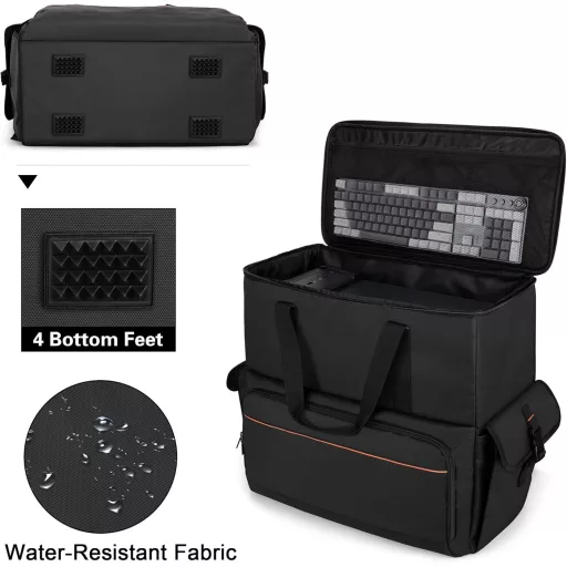 Trunab PC Tower Hátizsák - Processzor, Egér, Billentyűzet, Fejhallgató Tárolásához