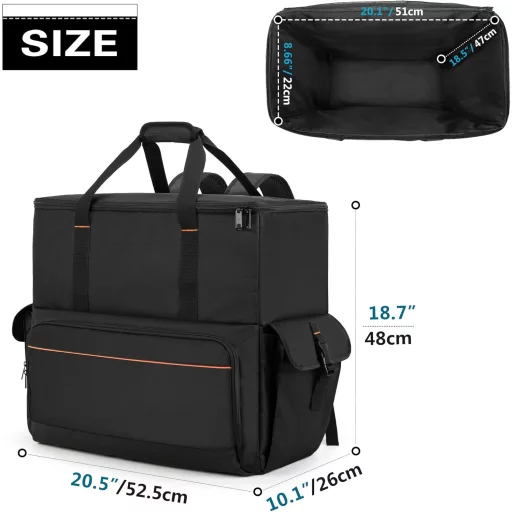 Trunab PC Tower Hátizsák - Processzor, Egér, Billentyűzet, Fejhallgató Tárolásához