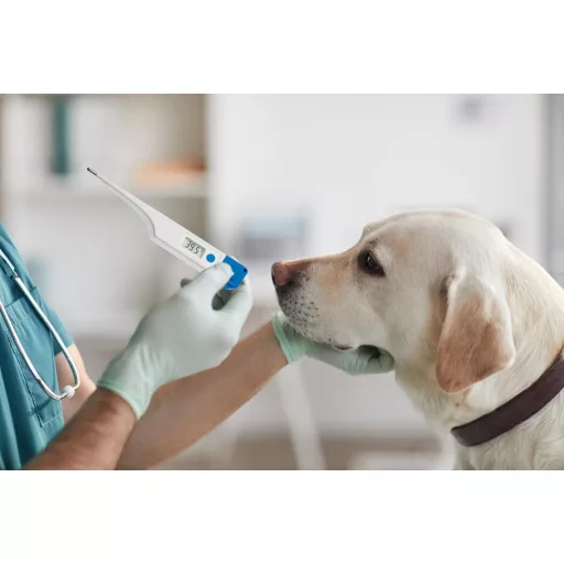 TFA Dostmann Digitális Állatorvosi Hőmérő Lóhoz Szarvasmarhához Kutyához Macskához Vízálló