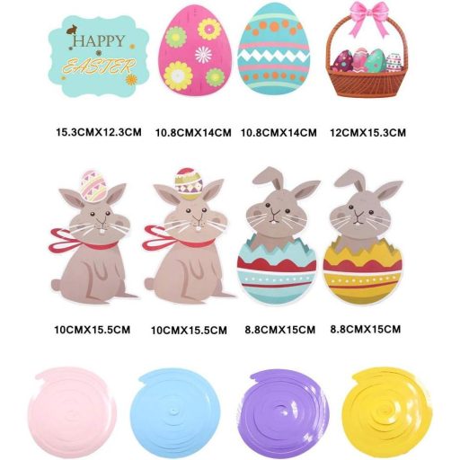 BEKOIUP Uskrsni Zeko Dekorativni Niz Set - Proljetno Raspoloženje