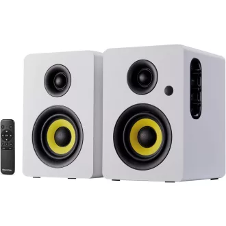   Aktívny regálový reproduktor Sanyun SW206 80W – štúdiový monitor a Hi-Fi režim, Bluetooth 5.0