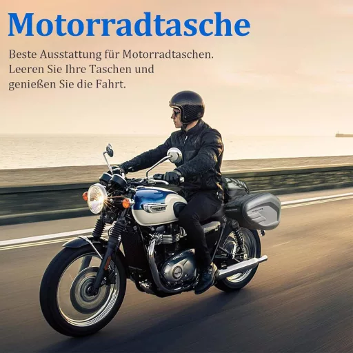 Geantă moto spate, impermeabilă, universală, cu spațiu de depozitare cască