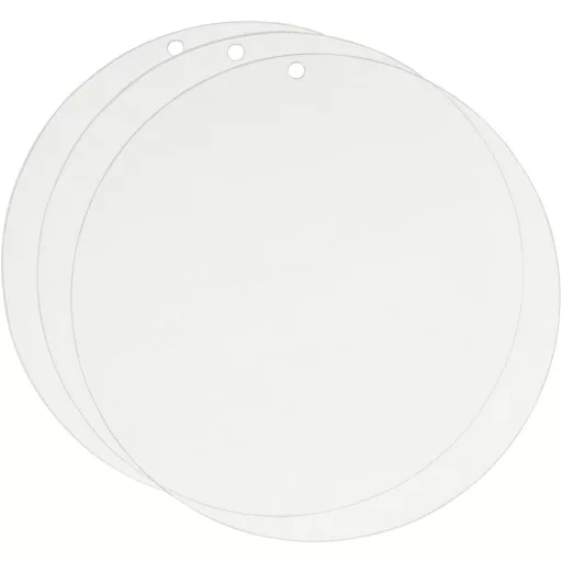 Medalion Rotund Transparent din Acril EH Design cu Orificiu - Material de Bază Decorativ Artizanal pentru Confecționare Bijuterii