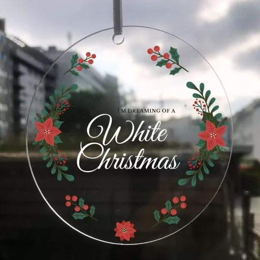 Medalion Rotund Transparent din Acril EH Design cu Orificiu - Material de Bază Decorativ Artizanal pentru Confecționare Bijuterii