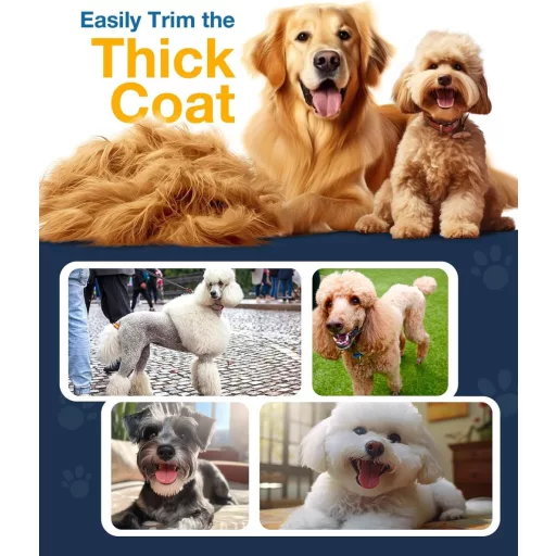 Mașină de tuns profesională pentru câini cu păr lung oneisall, rezistentă la apă IPX7, 6700 RPM