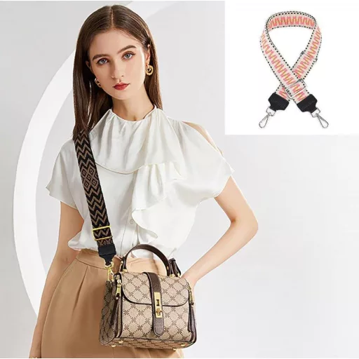 Nastaviteľný popruh na kabelku 75-120cm - Univerzálna náhrada popruhu pre dámske kabelky