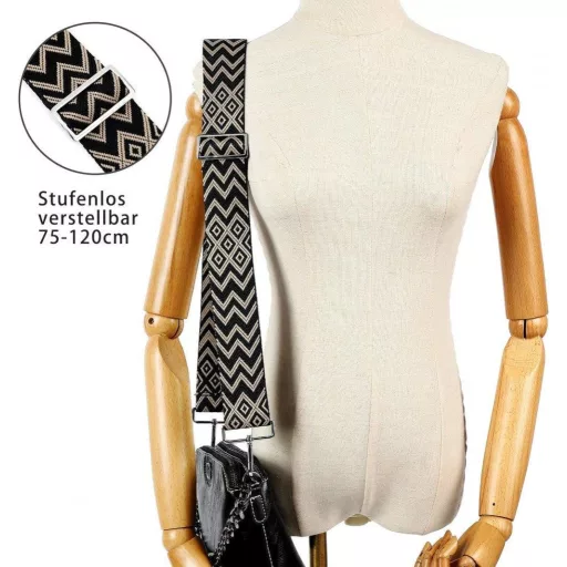 Nastaviteľný popruh na kabelku 75-120cm - Univerzálna náhrada popruhu pre dámske kabelky