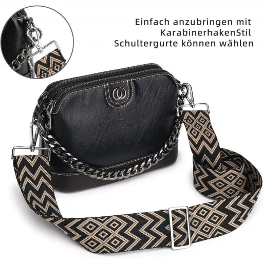 Nastaviteľný popruh na kabelku 75-120cm - Univerzálna náhrada popruhu pre dámske kabelky