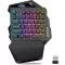 RedThunder G60 Vezeték Nélküli Egykezi Gamer Billentyűzet, 2000 mAh Akkumulátor, RGB Háttérvilágítás, Ergonomikus, PC/Mac/PS5 Kompatibilis