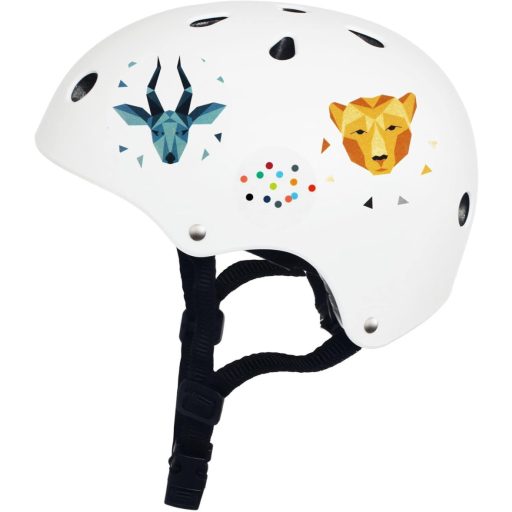 Kinderkraft Biztonsági Sisak Fehér Gyermek Fejvédelem