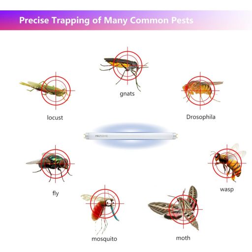 AUROHOPE T8 F10W UV csapda lámpa rovarcsapda helyettesítő 34,5 cm 20W 2db