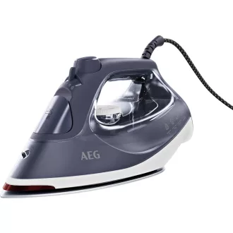   AEG 2400W Gőzölős Vasaló 160g Gőzlökés Önmegtisztító Funkció Kék-Fehér