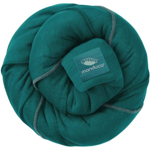 Manduca Wrap Elastic - Marsupiu elastic pentru nou-născuți de la 3,5 kg la 15 kg, din bumbac organic 100% Jersey, certificat GOTS, Mărime Universală
