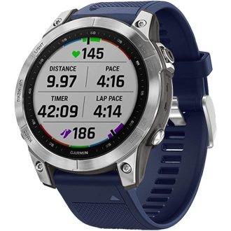   Tmavomodrý silikónový remienok pre športové hodinky Garmin - Rozbalený