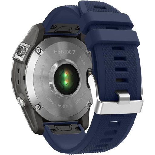 Tmavomodrý silikónový remienok pre športové hodinky Garmin - Rozbalený