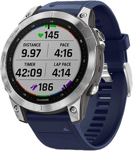 Brățară silicon bleumarin pentru ceasuri sport Garmin - Reambalată