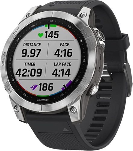 Brățară de ceas Garmin Fenix, silicon negru - curea de schimb rezistentă