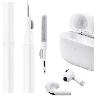   ICARER 3in1 AirPods Pro tisztító szett kefe szivacs iPhone kamera billentyűzet