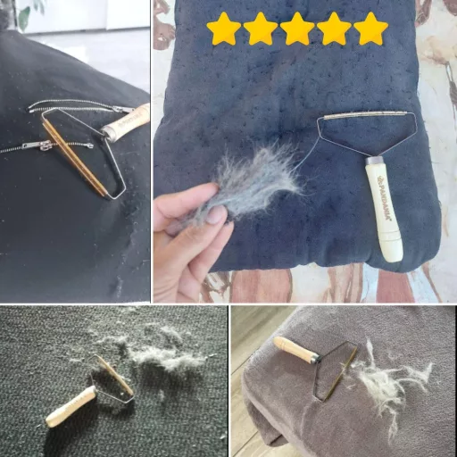 PANDANIA Dispozitiv Manual de Îndepărtat Părul - Elimină Părul pentru Canapea, Haine, Covor, Păr de Pisică, Păr de Câine